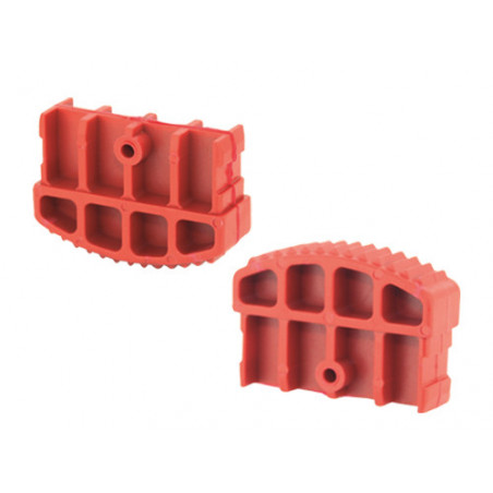 Piedini anteriori nylon Step Up profilo 71,5×20 mm – Ricambio scala