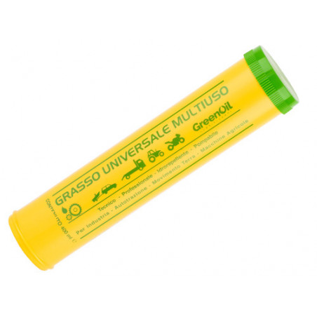 Cartuccia grasso al litio multiuso 400 g – Per cuscinetti e ingranaggi – GreenOil