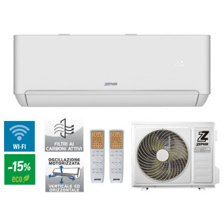 Climatizzatore Zephir ZRA 12000 WiFi A+++ – Pompa di calore inverter