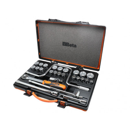 Set chiavi a bussola Bi-Hex 21 pz 10-32 mm ½" con accessori – BETA