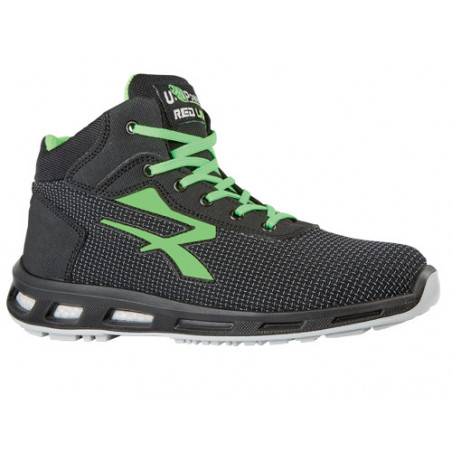 Scarpe alte U-Power Hard S3 n.43 – Putek PLUS® nero con AirToe® e suola Infinergy® antiscivolo – U-Power