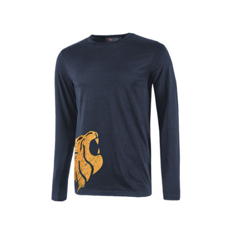 T-shirt manica lunga U-Power Alien DB taglia 3XL – cotone poliestere blu Deep Blue – U-Power