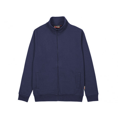 Felpa U-Power Sotra DB taglia L – policotone garzato full zip blu Deep Blue – U-Power