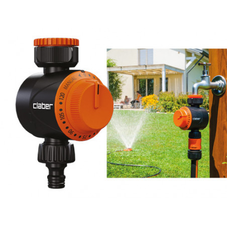 Programmatore Claber Timer Meccanico – timer da rubinetto meccanico 1 via – Claber