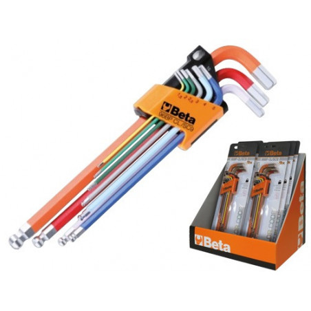 Set 9 chiavi Beta PTA SF SR 96BPCL-SC9/E6 – brugole + Torx – Beta