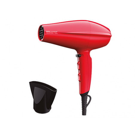 Asciugacapelli – Brilliant – 2200 W ceramica ionica 2 velocità – Gama