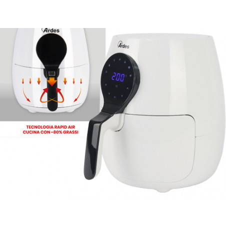 Friggitrice ad aria – Delicia – 1450 W 4 L display digitale – Ardes