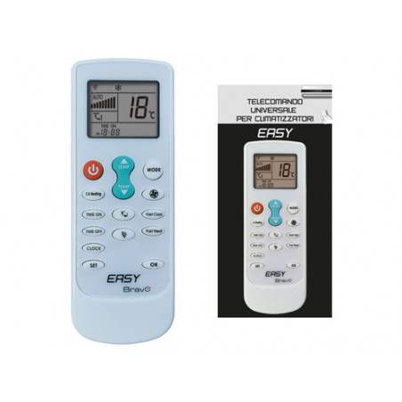 Telecomando condizionatore – Bravo Easy – display ampio – Bravo