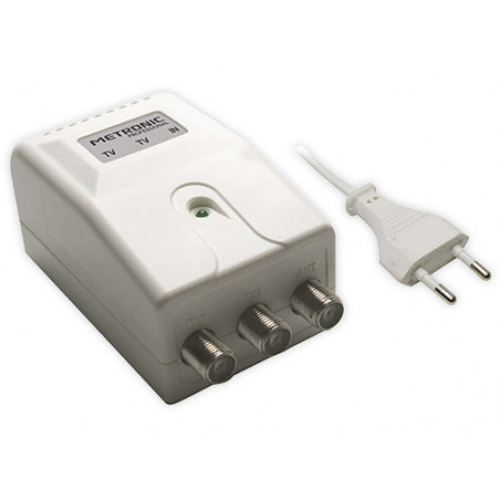 Alimentatore amplificatore – 1 in 2 out 12 V 200 mA – Metronic