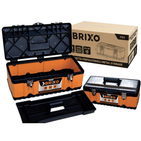 Cassetta utensili acciaio – BRIXO 45 cm portatile – Brixo Metallo