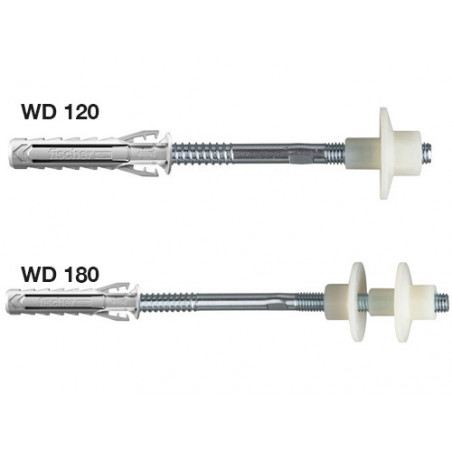 Tasselli WD 140 – 12×140 mm W-Drive con vite bifilare – Fischer