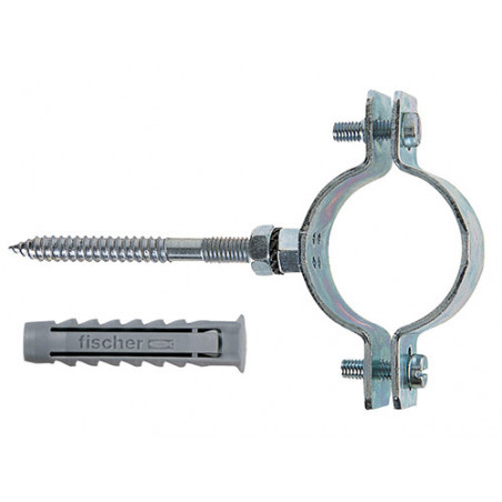Collari pesanti CPT 1" – zincati con vite e tassello SX Plus – Fischer
