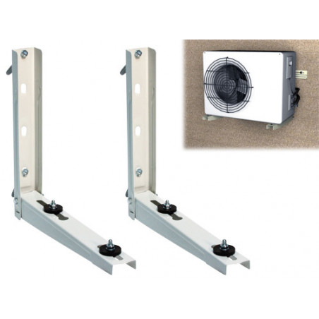 Mensole clima Easy Klik – kit 2 pezzi con antivibrazione – Fischer