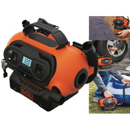 Compressore cordless 18 V multi-voltage fino a 160 PSI – BDCINF 18N – Black & Decker