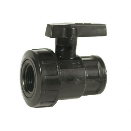Rubinetto per tubo PE FF 3/4" monoghiera – bassa pressione – irrigazione PE