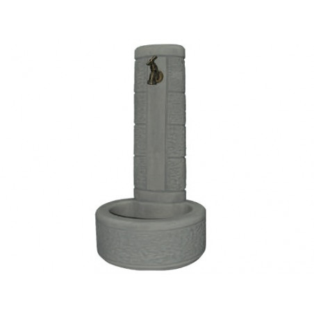 Fontana centrale Decogarden Aurelia 37×37×75 cm 35 kg – pietra ricostruita