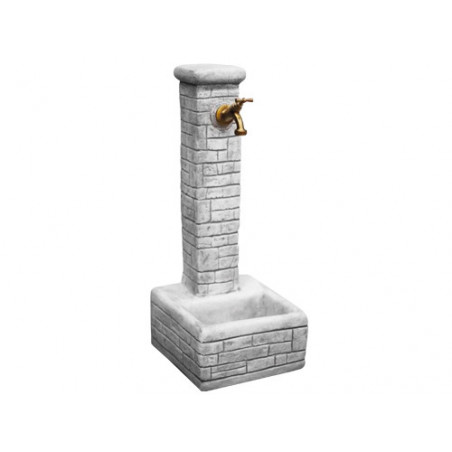 Fontana centrale Decogarden Augusta 35×50×83 cm 35 kg – pietra ricostruita