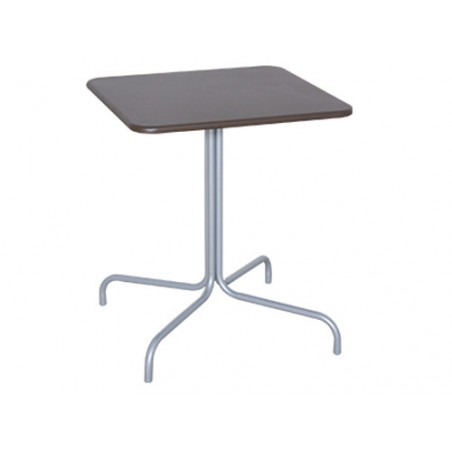 Tavolo bistrot Street acciaio nero 60×60×70 cm – outdoor