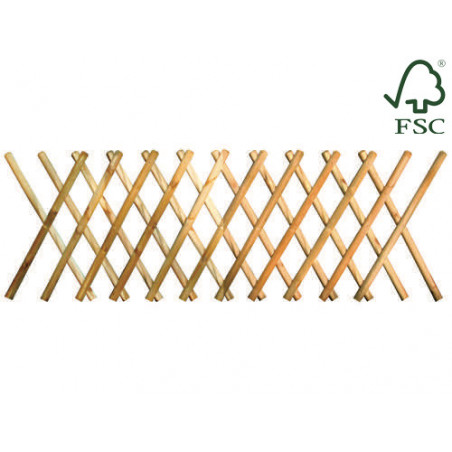 Recinzione Lasa estensibile H100 cm impregnata pino – outdoor