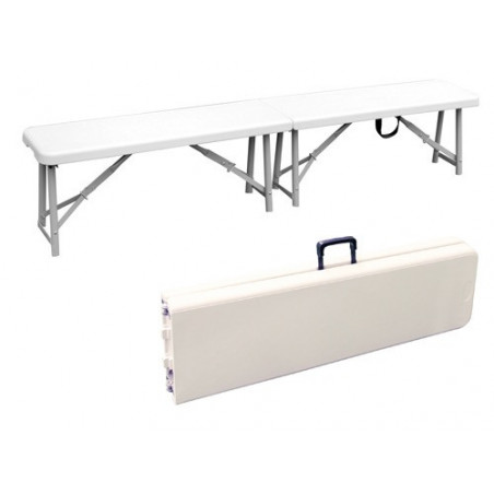 Panchine camping abbinabili a tavolo 180 cm – outdoor