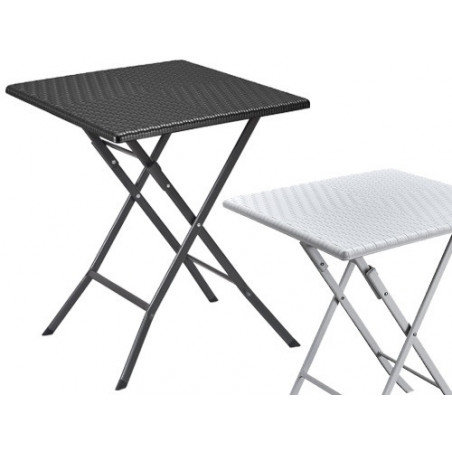 Tavolo Levante polyrattan bianco 180×75×H74 cm – outdoor