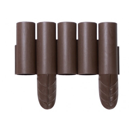 Bordura Palisade Plus resina effetto legno 25 cm – set 8 pz (2,4 m)