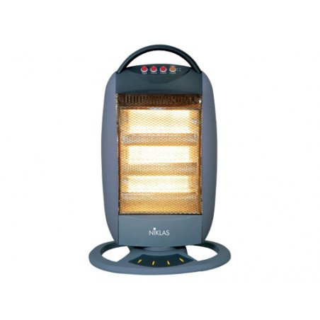 Stufa alogena Niklas Classic 1200 W oscillante – interno