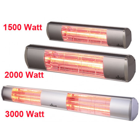 Lampada di ricambio alogena 2000 W per Termopatio Niklas Sole Mezzanotte – Niklas
