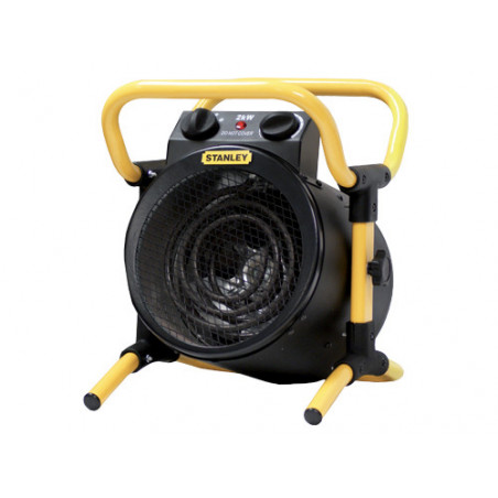 Elettroriscaldatore fan Stanley 2000 W tondo IP24 – robusto per officina – Stanley