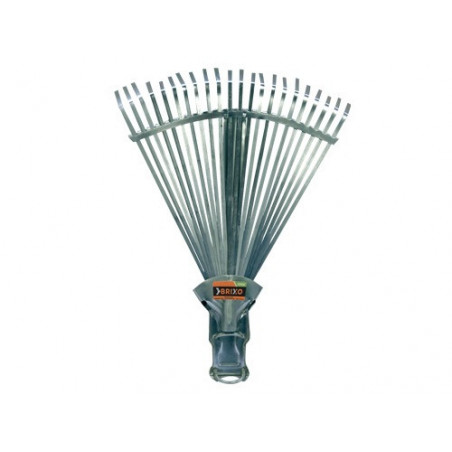 Scopa erba 22 denti – attacco morsetto – Brixo in acciaio zincato resistente