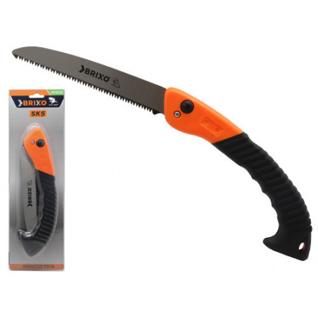 Segaccio pota 21 cm Brixo Soft Grip – lama curva lunga – taglio fluido