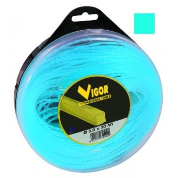 Vigor Quadro Alu-Blue Brushcutter Wire 30Mt Ø mm. 4