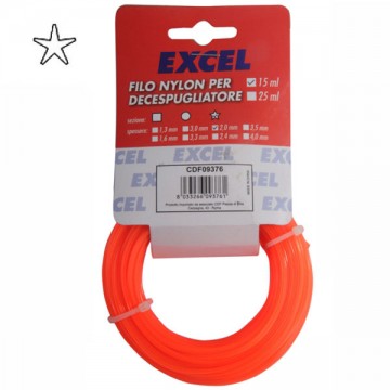 Filo Nylon Pentagono mm 2,0 m 15 Excel 09376