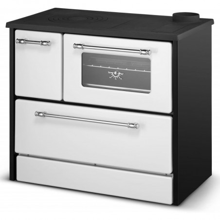 Cucina a Legna Beatrice – 9 Kw – Bianca – Classe a Ecodesign