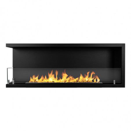 Camino a Bioetanolo Angolare Sutri 120 Sx da Incasso Sinistro 120X22,4X45 cm – Design Moderno e Sostenibile