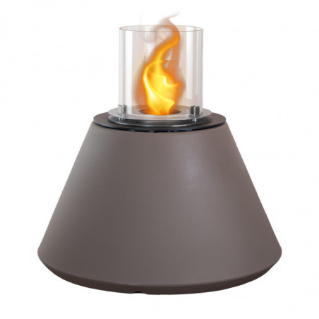 Camino a Bioetanolo da Pavimento Stromboli Tortora diam.60×H56 per Interno/Esterno – Divina Fire