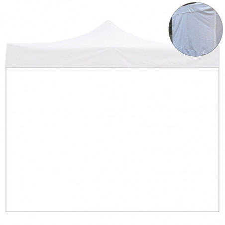 Telo Laterale Bianco 3×2 m Impermeabile per Gazebo Market-Pro