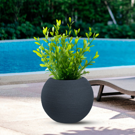 Vaso Botticelli Grigio diam.40×33 cm da Esterno e Interno