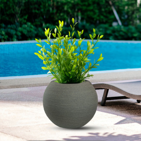 Vaso Botticelli Verde diam.40×33 cm per Piante da Interno ed Esterno