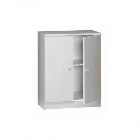 Mobile 2 Ante 62L x 34P x h80 – Finitura Bianco Liscio – Sarmog