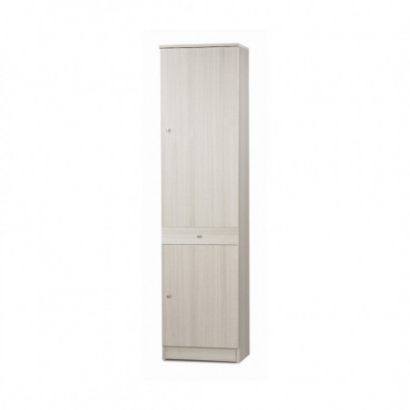 Colonna 2 Ante e 1 Cassetto 46L x 34P x h183 – Finitura Eucalipto – Sarmog