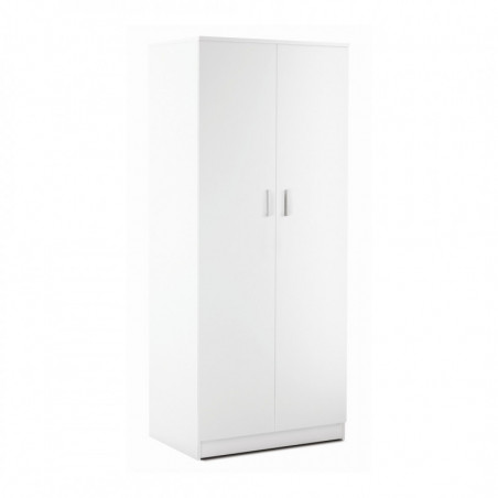Armadio 2 Ante 77L x 52P x h182 – Finitura Bianco Liscio – Sarmog