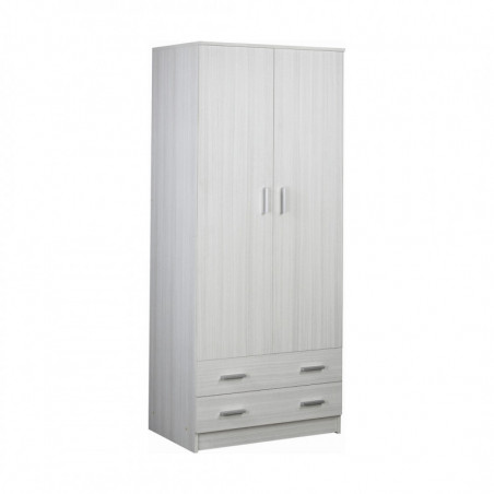 Armadio 2 Ante 2 Cassetti 77L x 52P x h182 – Finitura Eucalipto – Sarmog