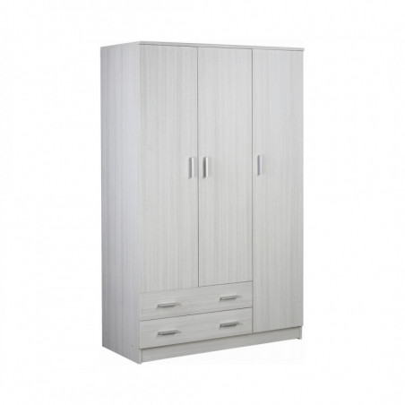 Armadio 3 Ante 2 Cassetti 115L x 52P x h182 – Finitura Eucalipto – Sarmog