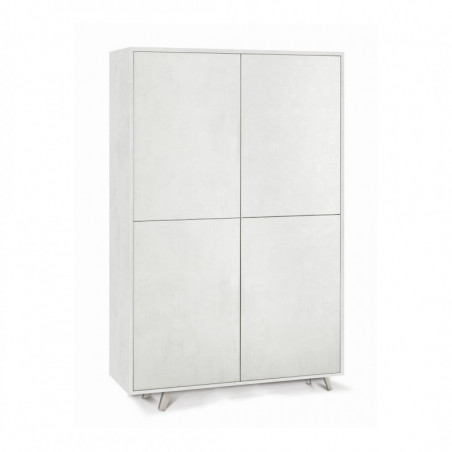 Mobile 4 Ante 108L x 41P x h161 – Finitura Bianco Opaco – Sarmog