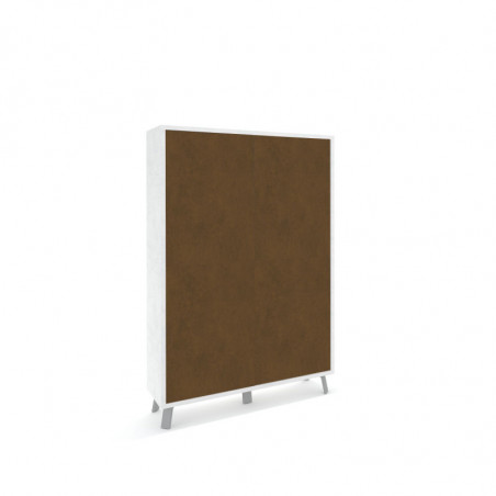 Mobile 4 Ante 108L x 41P x h161 – Finitura Bianco Opaco e Ruggine – Sarmog