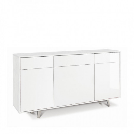 Mobile 3 Ante 3 Cassetti 164L x 41P x h92 – Finitura Bianco Opaco – Sarmog