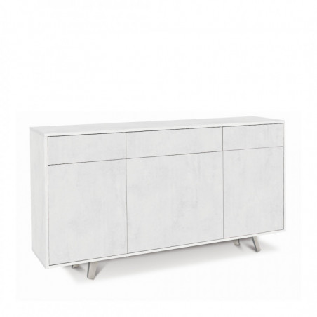 Mobile 3 Ante 3 Cassetti 164L x 41P x h92 – Finitura Bianco Opaco – Sarmog