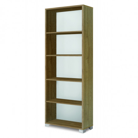 Libreria a Giorno 70L x 29P x h190 – Finitura Legno Noce – Sarmog