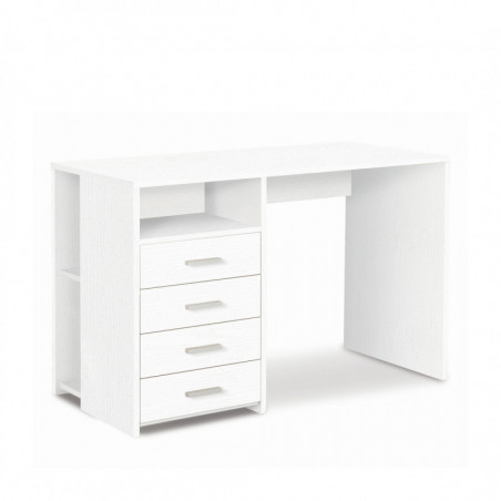 Scrivania 4 Cassetti 120L x 55P x h76 – Finitura Bianco Fiammato – Sarmog